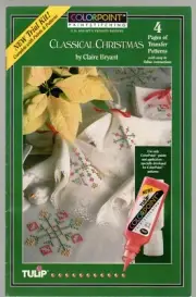 Snowflake Transfer Patterns, Classical Christmas by Claire Bryant, Holiday 1993