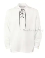 JACOBITE GHILLIE KILT SHIRT WHITE size 4X-LARGE LUXURY HIGHLANDWEAR SCOTTISH NEW