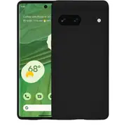 MCC Google Pixel 7 5G Soft Liquid Silicone Shockproof Case Cover [Black]