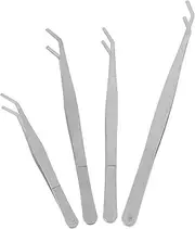 Sturdy Garden Tweezers 4pcs Set Weeding Tool Planting Tweezers Bonsai Tool Multi-functional Hand Weeder for Garden Use