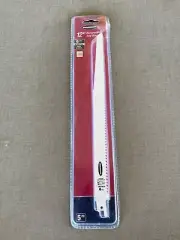 New - pack of 5 Warrior 12" RECIPROCATING Saw BLADES Bi-Metal wood