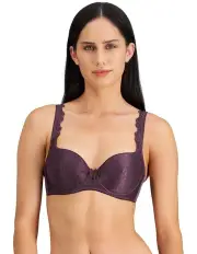 [Bendon] Damask Contour Bra in Plum Perfect