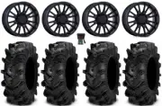 MSA ThunderLips 14" Wheels Black 28" Cryptid Tires Sportsman 550 850 1000