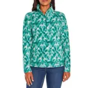 Eddie Bauer Women's Long Sleeve Polar Fleece Quarter Zip Pullover Medium M
