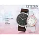 CITIZEN 時計屋 手錶專賣店 BJ6501-01E+EM0579-14A 甜蜜情人光動能指針對錶 皮革錶帶