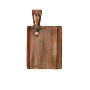 Alex Liddy Acacia Mini Rectangular Serving Board with Knife 18X22cm