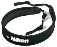 在飛比找Yahoo!奇摩拍賣優惠-御彩數位@For Nikon 減壓背帶 黑底白字版 數位相機