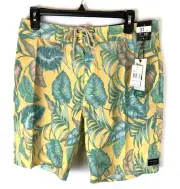 Rip Curl Men's Tropicool Layday Side Pocket Board Shorts, Yellow, 31