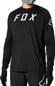 FOX 2021 MTB DEFEND BLACK LONG SLEEVE JERSEY FOX