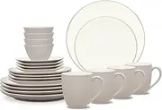 Noritake Colorwave Sand 20-Piece Dinnerware Set, Service for 4