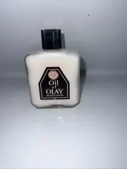 Vintage Oil Of Olay Beauty Fluid 4oz Glass Bottle