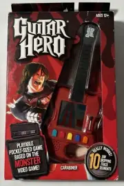 Mini Guitar Hero Activision Electronic Handheld Arcade Game Pocket Travel Size