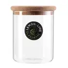 Lemon & Lime Stockholm 800ml Glass Canister Cork Lid Kitchen Container Storage