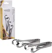 Appetito Stainless Steel Appetiser Tongs 13Cm Set 2