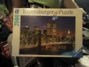 Ravensburger Jigsaw Puzzle NYC Twin Towers Brooklyn Bridge 2000 pc NEW SEALED