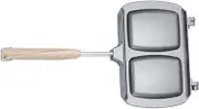 Sandwich Grill Pan Double-Sided Non-Stick Frying Pan Breakfast Sandwich Maker Stovetop Press Grilled Cheese Maker Easy to Clean