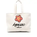 [Kenzo] Kenzo X Futura 2000 Kenzo Utility Boke Flower-print Tote Bag ONE SIZE NEUTRALS