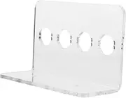 Vaguelly Scissor Rack Wall Organizer Hair Cutting Scissors Holder Hair Tool Organiser Acrylic 6-slot Scissor Storage