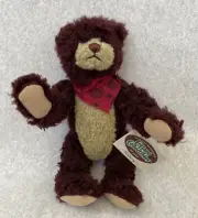 Vtg 1995 Teddy Bear Plush Stuffed Animal Mulberry Cottage Collectibles by Ganz