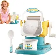 Ice Cream Maker Machine | Soft Serve Ice Cream Machine | Easy To Clean Manual Quick Results Soft Serve Ice Cream Maker With Application Handle For Yogurt, Gelato