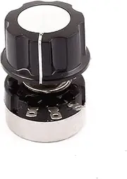 RV24 (Control electrical) B504 Rotary Carbon Film Potentiometer 500K Ohm Adjustable Resistance (20ry614qf579) w Cap