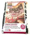 American Weavers Jacquard Throw - School Days - USA 50" x 60" ABC's - 1995 NEW