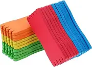 ibasenice Fishing Line Foam Board - 20pc EVA Foam Fishing Line Spools, Assorted Colors for Cable Winding, Snelled Hooks & Rigs
