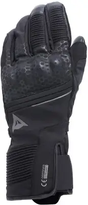 Dainese Tempest D-Dry Thermal Mens Motorcycle Long Gloves Black