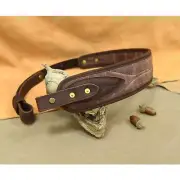 Canvas Leather Rifle/Shotgun Sling Padded HuntingStrap Belts Lightweight