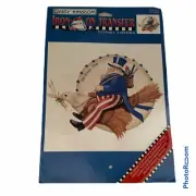 Daisy Kingdom 1997 4th of July Patriotic "Air Force One" Iron On Decal Transfer