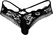 [Generic] Birthday Gift Basket Men with Lace Underwear Bow Sexy Mesh Mens Underwear Game Gift