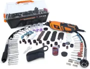WEN 23190 1.3-Amp Variable Speed Steady-Grip Rotary Tool with 190-Piece Accessor