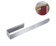 Hand Towel Holder/Hand Towel Ring - Self Adhesive Bathroom Towel Bar Stick on Wall, SUS 304 Stainless Steel Brushed-