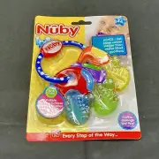 NEW NUBY Ice Gel Teether Keys Soothe Infants Gums Interactive Toy BPA Free