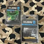 NEW HK Army Action Sports Goggle/Barrel Camera Mount Package-2 Mounts-Grn/Gold