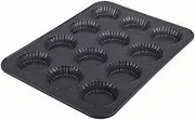 Silicone 12 Cup Mini Quiche Pan - Charcoal