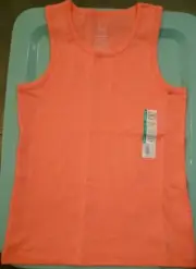 Wonder Nation Girls Everyday Tank Top Shirt Size Large (10-12) Peach Luster