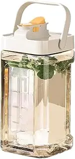 AIMALL 3.5L High-Temperature Resistant Cold Water Bottle – 118.3oz Large Capacity Refrigerator Beverage Dispenser with Leakproof Seal and Easy-Press Spout for Juices and Cold Drinks