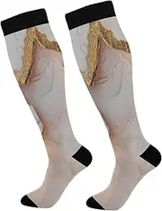 [Caihoyu] Compression Socks For Men Compression Sock 15-20 mmHg for Nurses, Pregnancy, Flying, Running,Travel