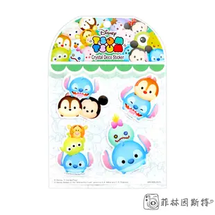 Disney 迪士尼 Tsum 疊疊系列 水晶浮雕貼 正版授權 滋姆 米奇 米妮 維尼 史迪奇 裝飾貼紙 菲林因斯特