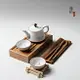 晟佑陶瓷茶具套裝整套功夫竹制迷你小茶盤紫砂茶具旅行干泡小套組