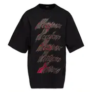 [We11done] Black Spark Logo T-Shirt