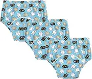 Caihoyu Baby Girls Sleep Training Pants Soft Cotton Boxer Briefs Breathable Underwear for Toddler 2T Bear Pattern