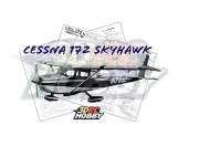 Royal Cessna 172 Skyhawk 40" WS RC Plane R/C Airplane Plans & Templates PRINTED