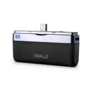 iWALK Dbl1000m-blk Rechargeable Docking Backup Battery for Smartphones (black)