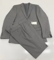 Alain Dupetit Light Grey Slim 2-Button Suit Men’s Size 40L/34W NEW