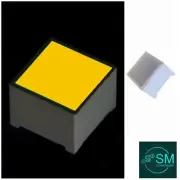 2PCS 15 X 15mm LED Block Diode YELLOW 588nm Light Emitting Diode DIY Project