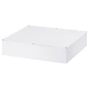 VARDÖ Bed storage box, white, 65x70 cm