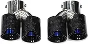 Car Exhaust Tip Carbon Fiber Exhaust Tip Compatible For BMW G20 G21 M340i G42 M440i G22 M240i MPE 2019 2020 Muffler Tip Exhaust System(MPE Carbon Fiber F)
