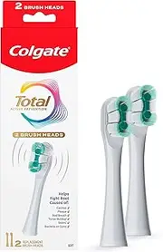 Colgate Total Battery Toothbrush Refills, 2 Pack, Active Prevention